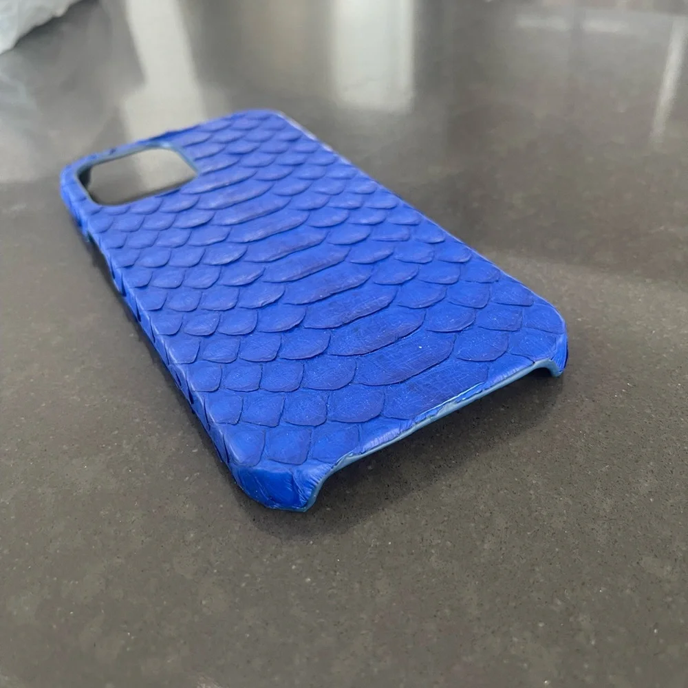 NWOT IPHONE 12 PRO MAX GENUINE ALLIGATOR LEATHER COVER
